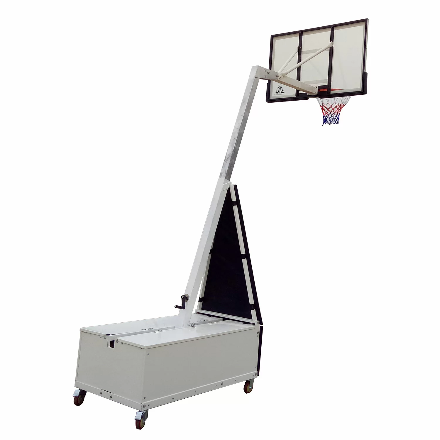 Фото Баскетбольная мобильная стойка DFC STAND56SG 143x80CM поликарбонат (3кор) со склада магазина СпортСЕ