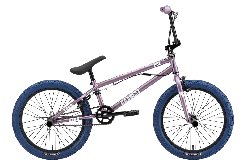 Фото Велосипед Stark Madness BMX 2 (2024) фиолетово-серый/перламутр/темно-синий со склада магазина СпортСЕ
