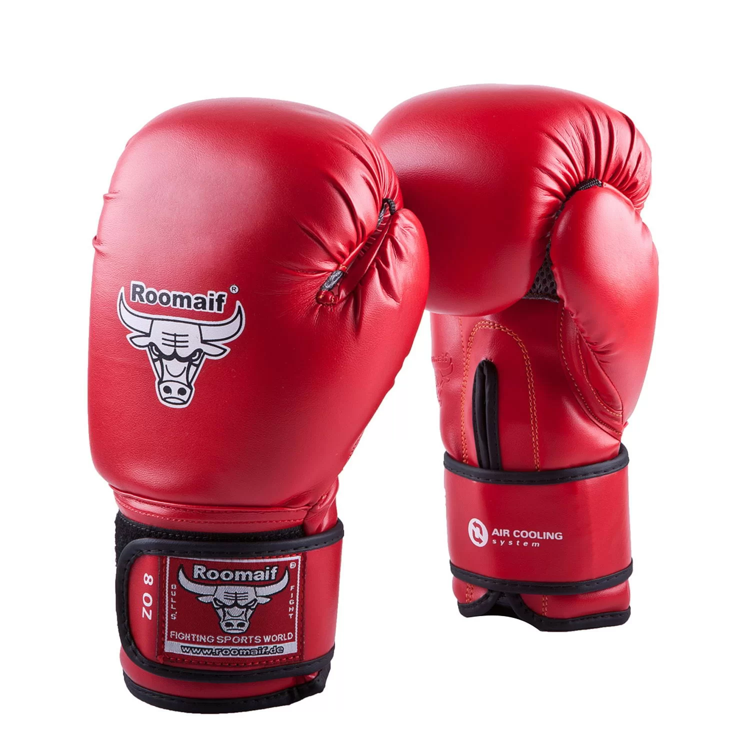 Фото Перчатки боксерские Roomaif RBG-139 Dyex красные со склада магазина СпортСЕ
