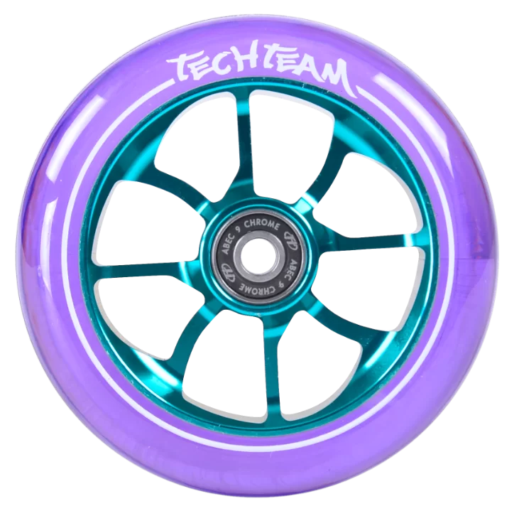 Фото Колесо для самоката TechTeam X-Treme 110*24мм 6RT purple со склада магазина СпортСЕ