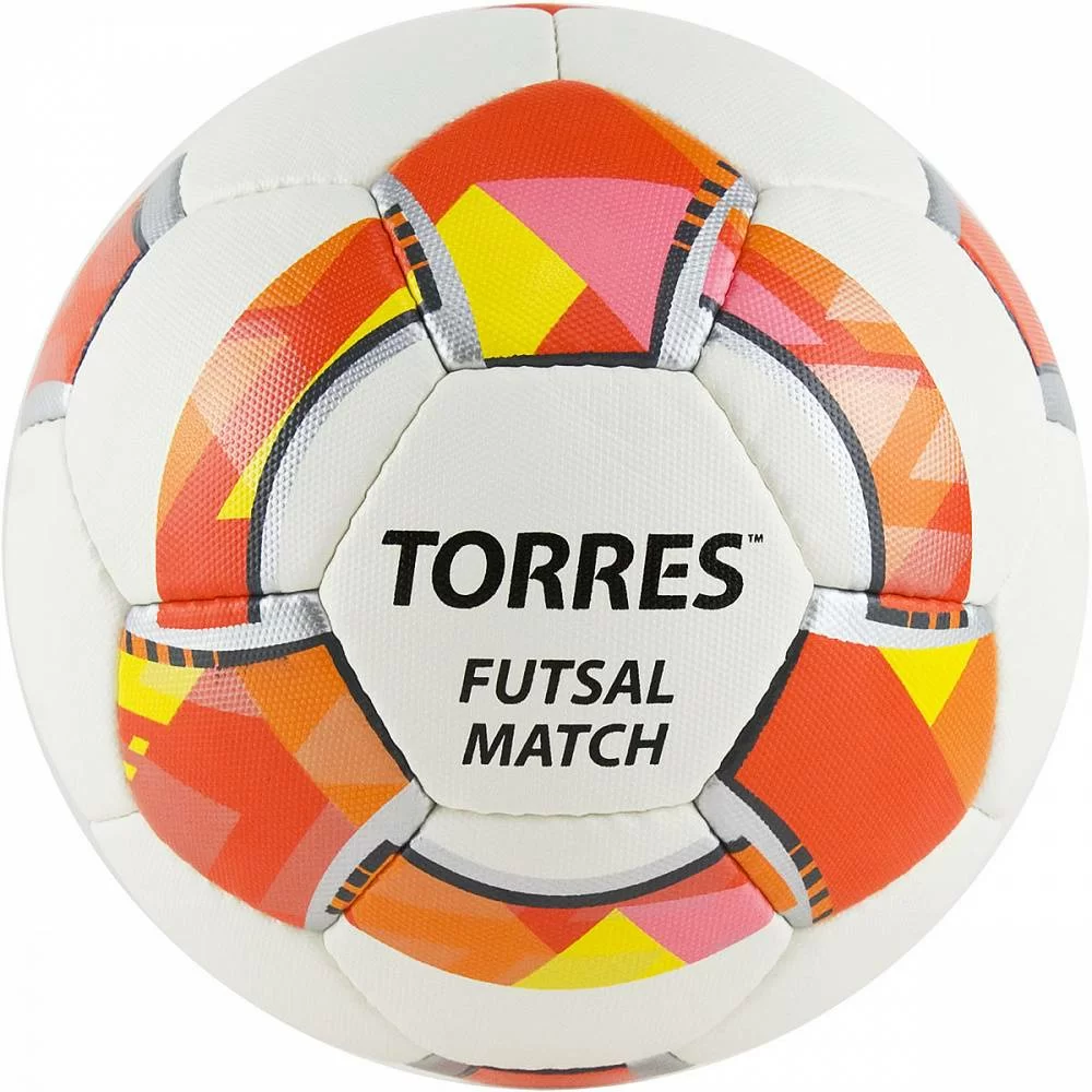Фото Мяч футзальный Torres Futsal Match №4 32 панели PU бело-красный FS32064 со склада магазина СпортСЕ