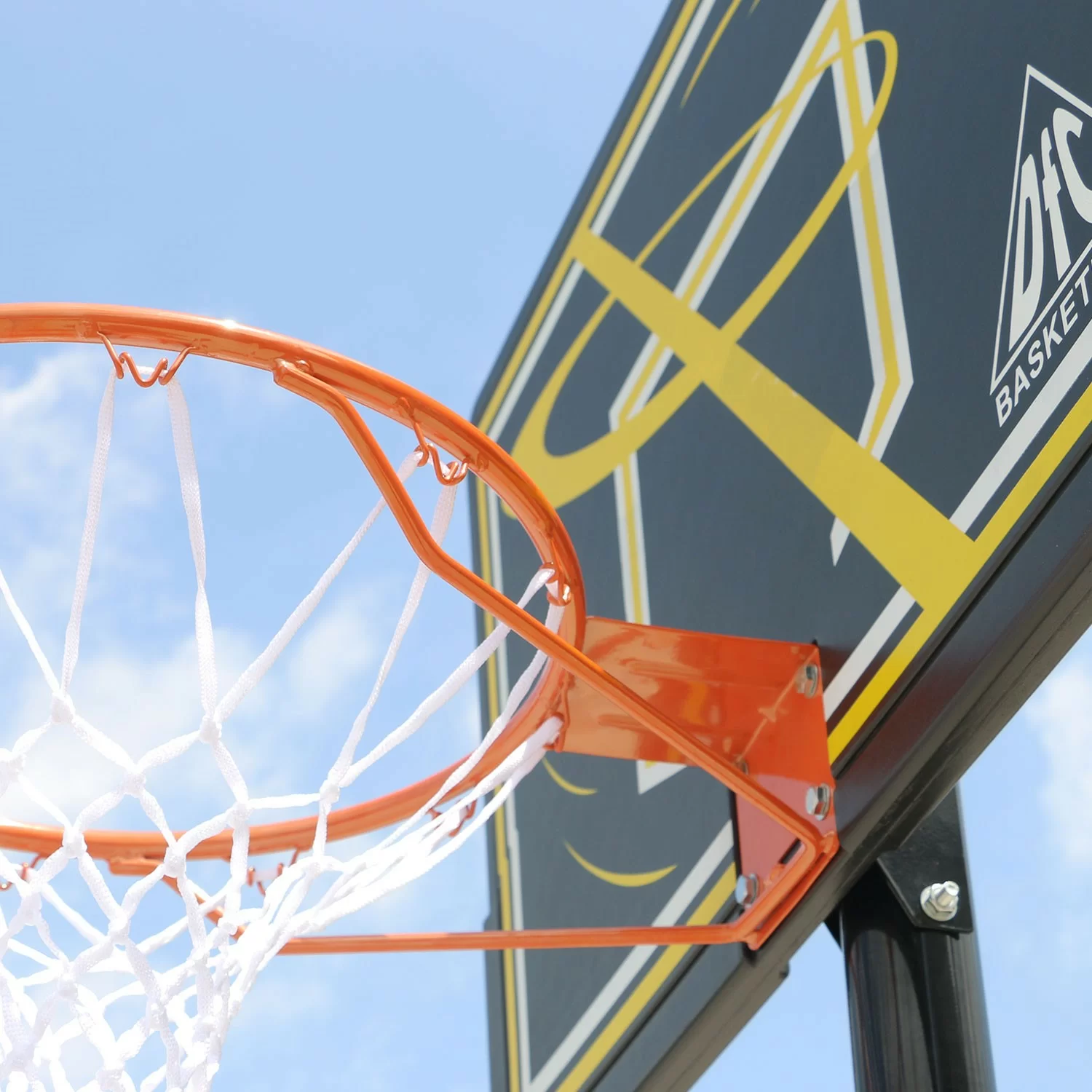 Фото Мобильная баскетбольная стойка DFC 80х58см п/э KIDSD2 со склада магазина СпортСЕ