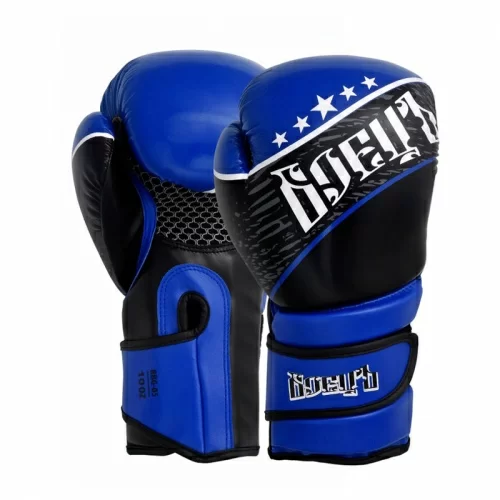 Фото Перчатки боксерские  синие BBG-05 со склада магазина СпортСЕ