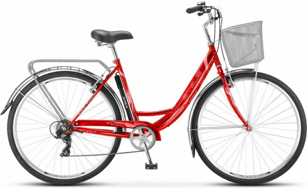 Фото Велосипед Stels Navigator-395 28" (2021) красный Z010 со склада магазина СпортСЕ