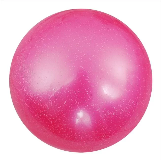 Фото Мяч для художественной гимнастики 19 см 420 г металлик розовый AB2801B со склада магазина СпортСЕ