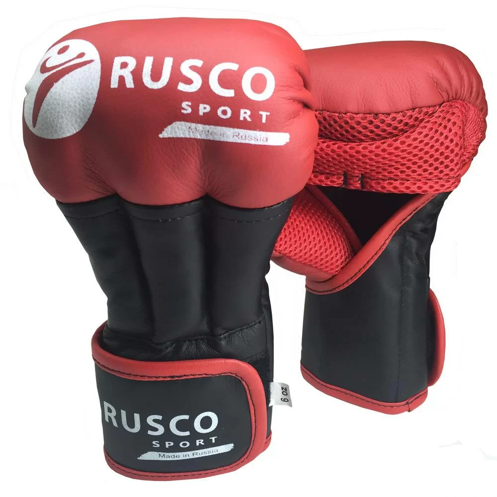 Фото Перчатки для рукопашного боя Rusco Sport New красные со склада магазина СпортСЕ