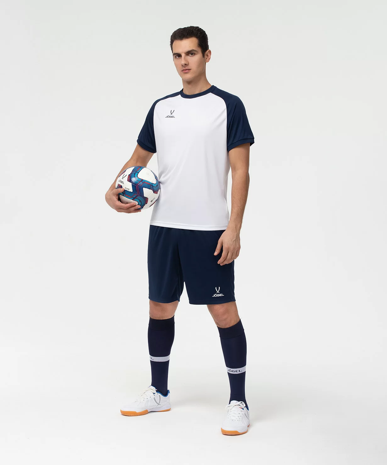 Фото Футболка игровая CAMP Reglan Jersey, белый/темно-синий со склада магазина СпортСЕ