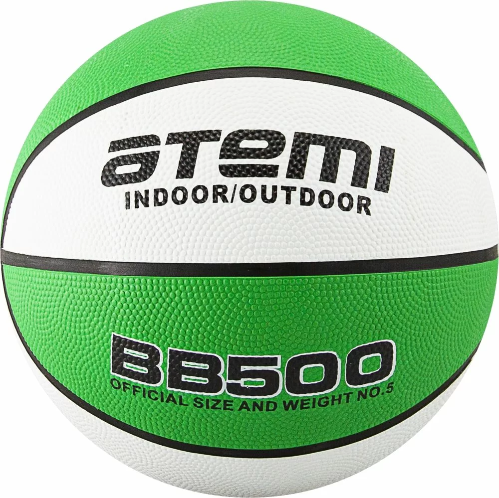 Фото Мяч баскетбольный Atemi BB500 №5 резина 8 панелей со склада магазина СпортСЕ