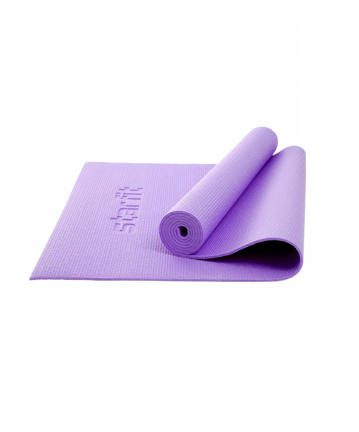 Фото Коврик для йоги StarFit FM-104 PVC 183x61x0,8 см фиолетовый пастель УТ-00018905 со склада магазина СпортСЕ