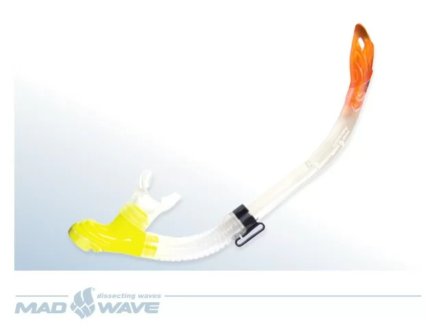 Фото Трубка для плавания Mad Wave Aquarelle белая M0628 05 0 00W со склада магазина СпортСЕ
