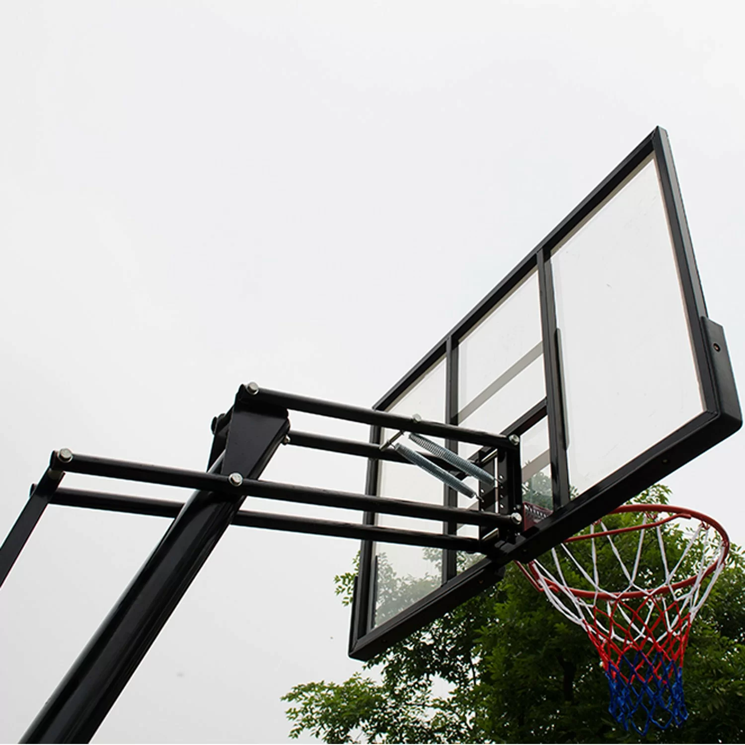 Фото Баскетбольная мобильная стойка DFC STAND50P 127x80cm поликарбонат винт. рег-ка со склада магазина СпортСЕ