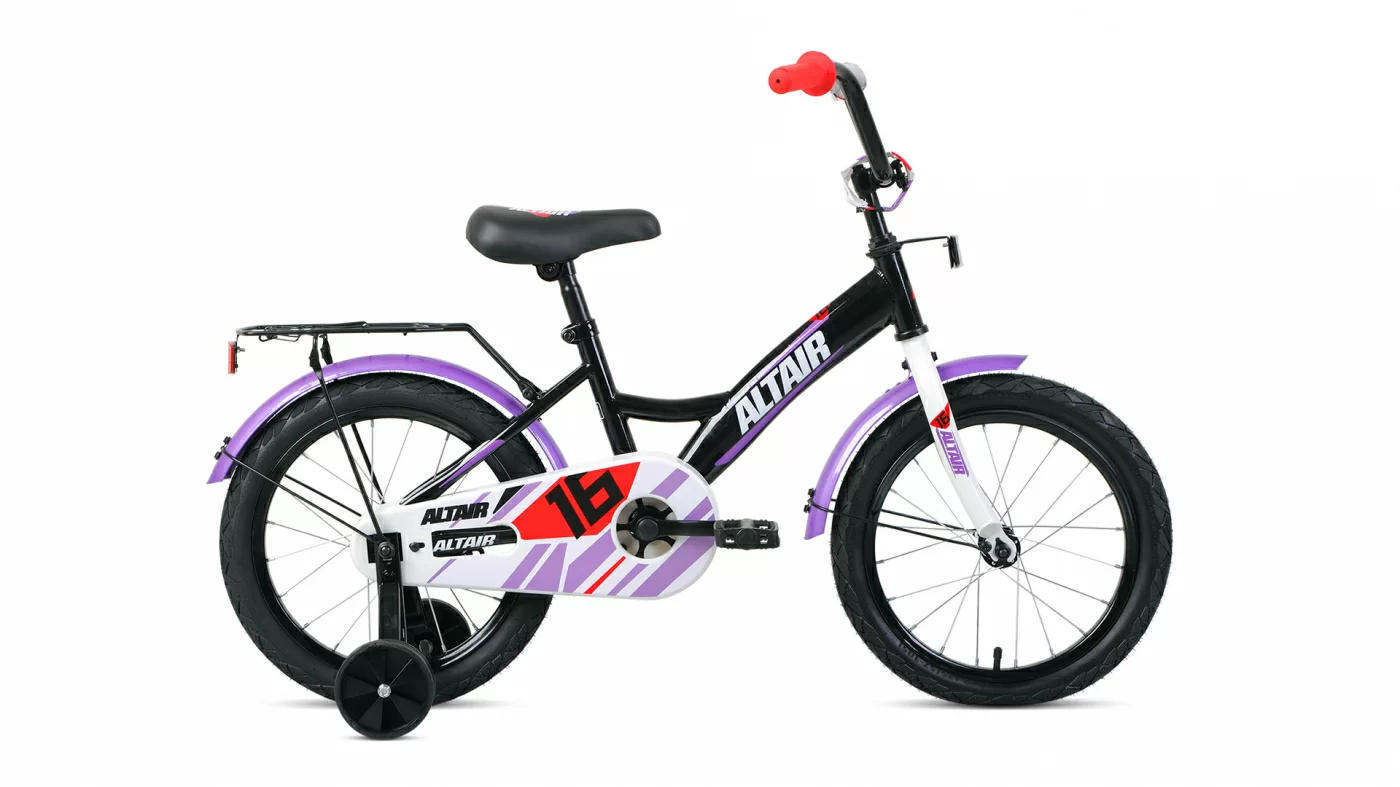 Фото Велосипед Altair Kids 16 (2020-2021) черный/белый 1BKT1K1C1002 со склада магазина СпортСЕ