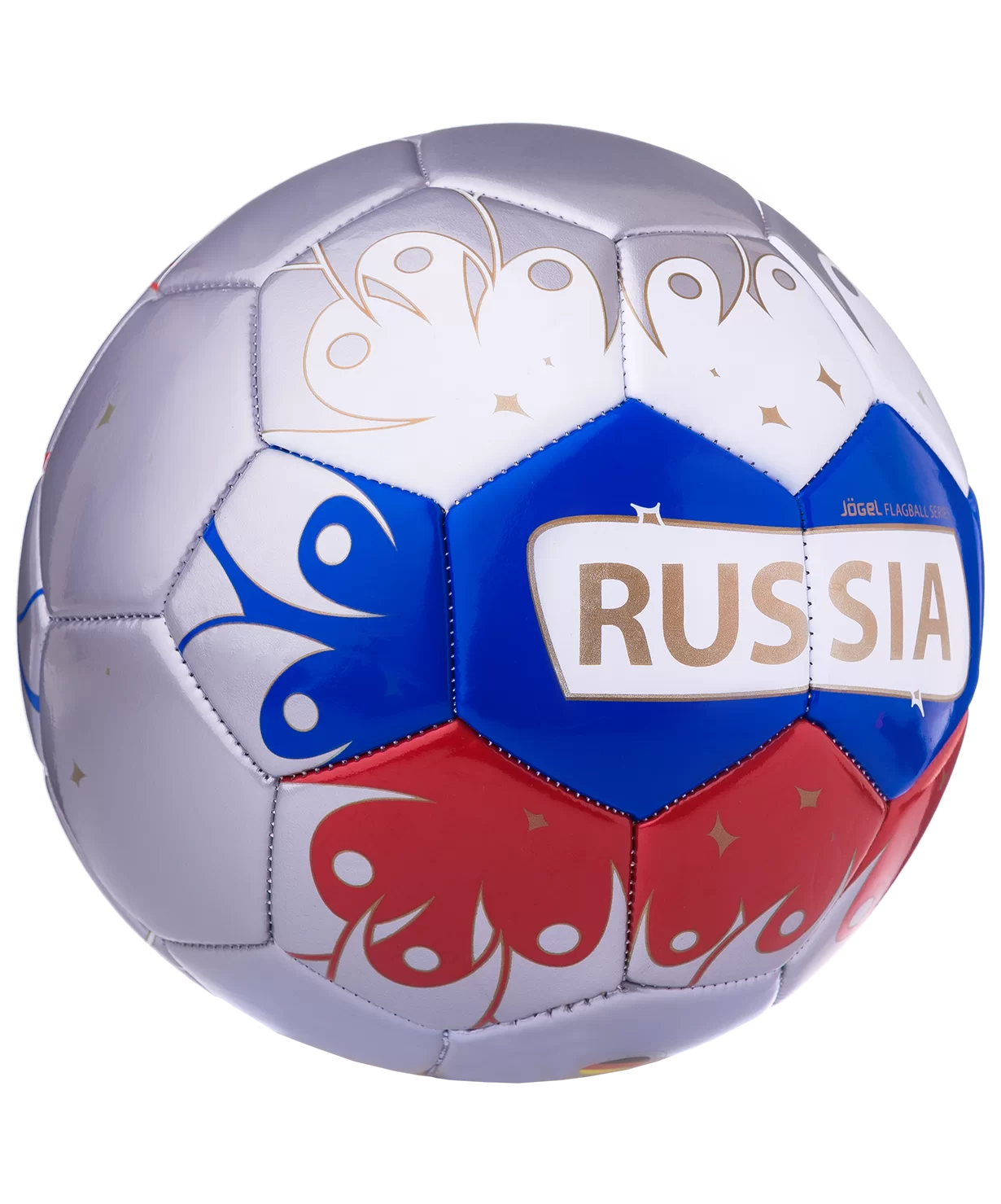 Фото Мяч футбольный Jögel Russia №5 УТ-00011393 со склада магазина СпортСЕ