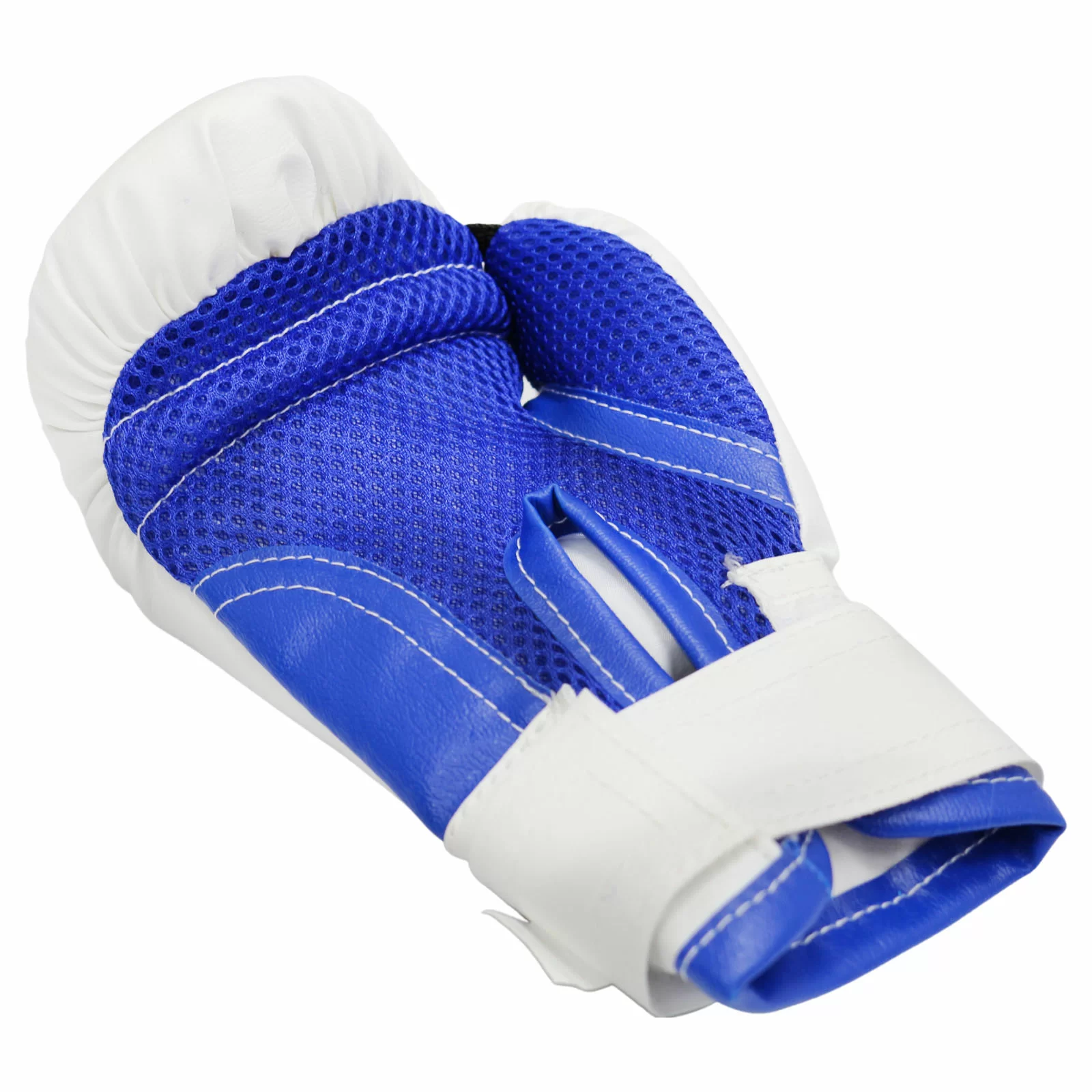 Фото Набор боксерский для начинающих RuscoSport Триколор (перчатки бокс. 4 oz) синий со склада магазина СпортСЕ