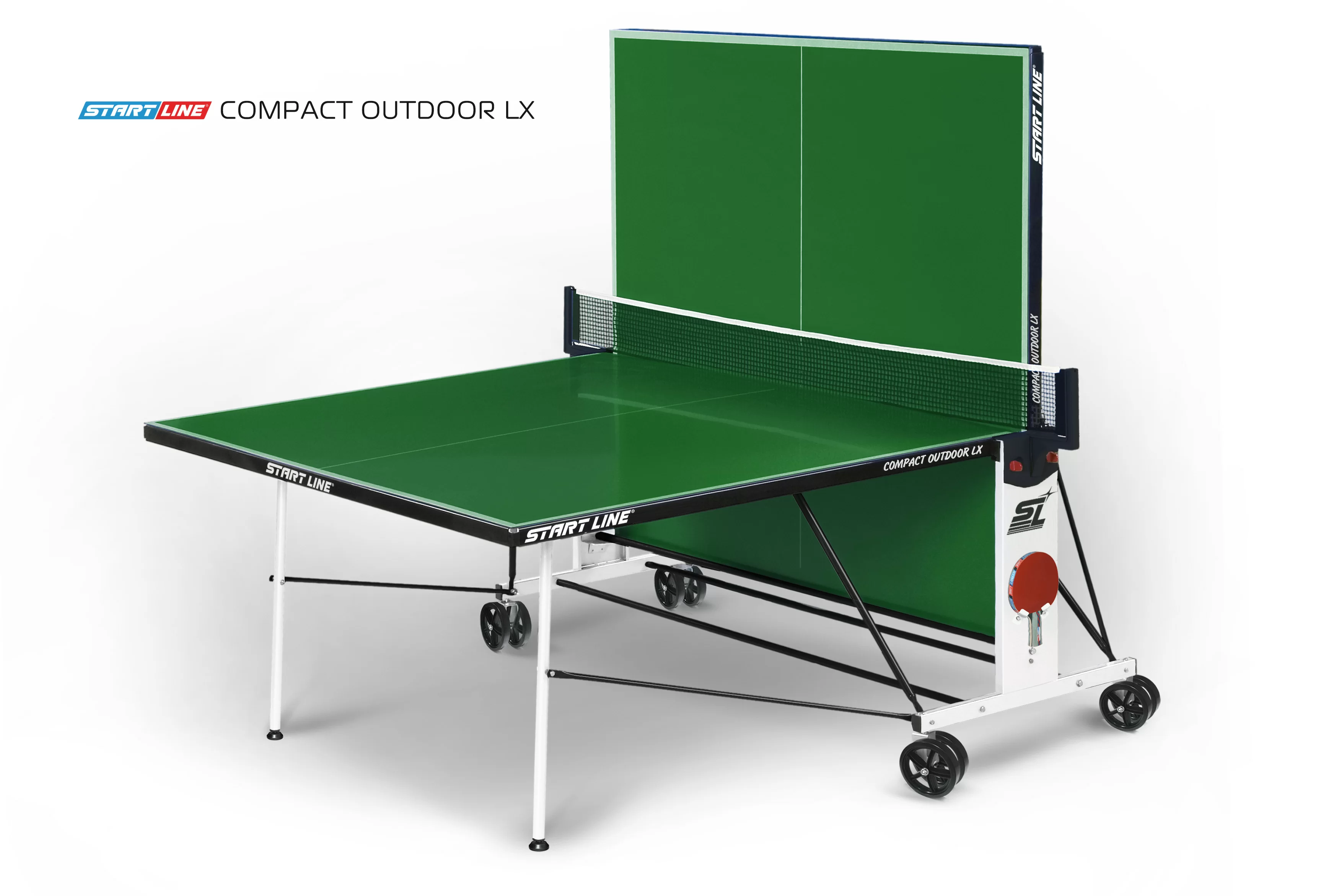 Фото Теннисный стол Start Line Compact Outdoor LX green со склада магазина СпортСЕ