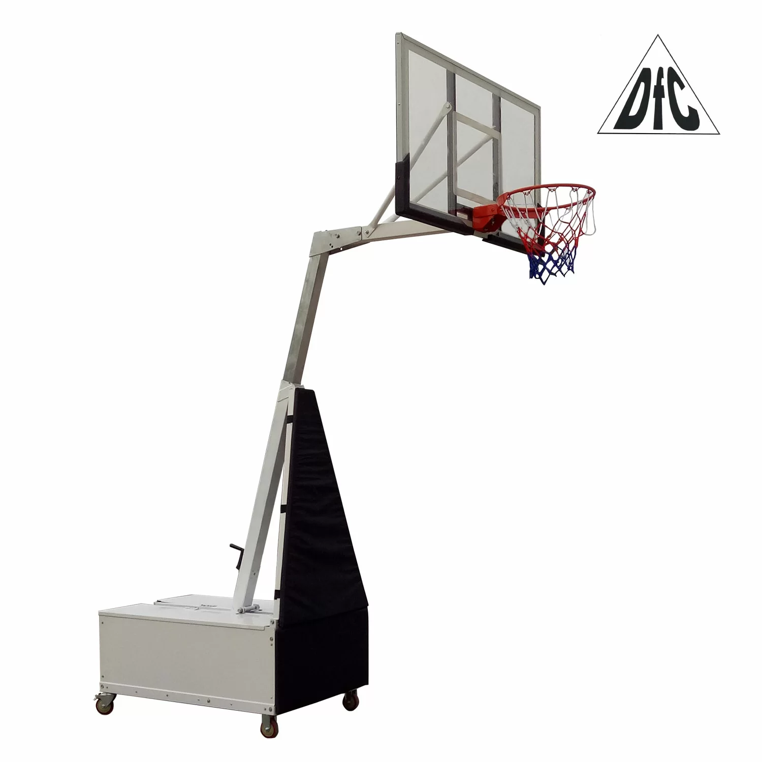 Фото Баскетбольная мобильная стойка DFC STAND60SG 152x90CM поликарбонат (3кор) со склада магазина СпортСЕ