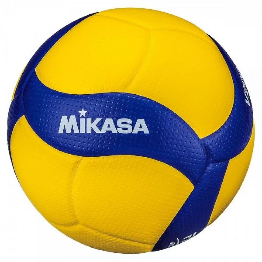 Фото Мяч волейбольный Mikasa V200W FIVB Appr синт.кожа  клееный желт-син УТ-00015698 со склада магазина СпортСЕ