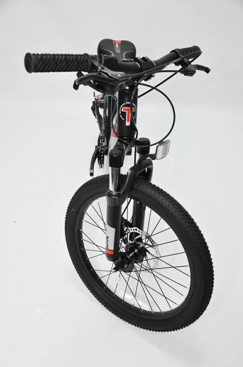 Фото Велосипед TechTeam Sprint 20" чёрный (чёрно-красный) со склада магазина СпортСЕ