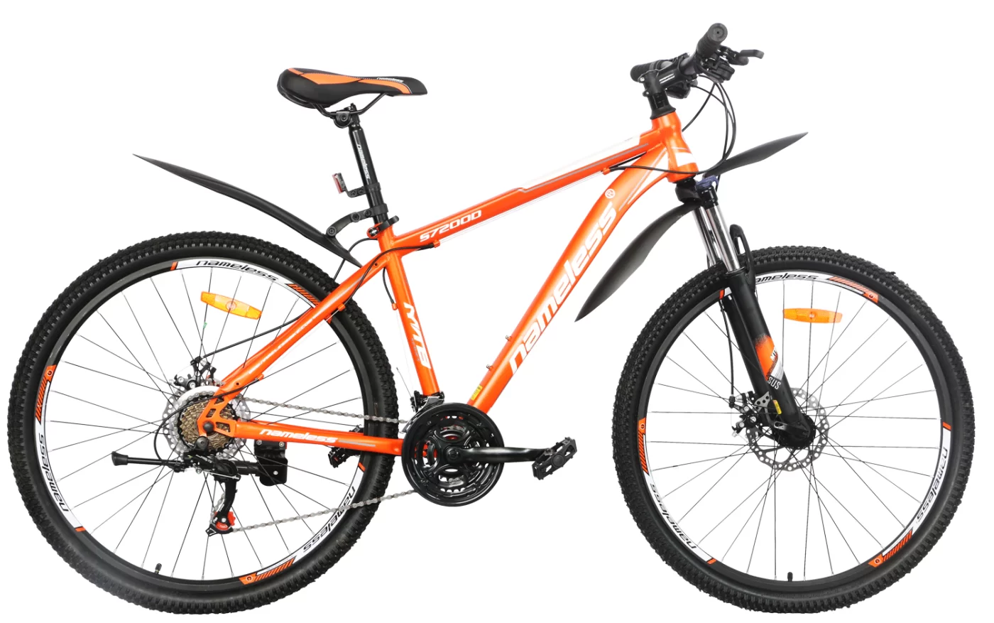 Фото Велосипед 27.5" Nameless S7200D, оранжевый/серый, 17" со склада магазина СпортСЕ
