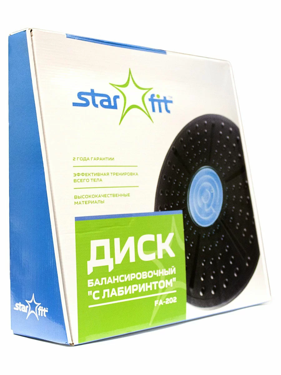 Фото Диск балансировочный StarFit FA-202 "с лабиринтом" синий УТ-00007213 со склада магазина СпортСЕ