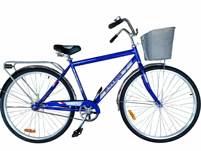 Фото Велосипед Black Aqua City 181 28" 1s (РФ) синий YF-705CTR со склада магазина СпортСЕ