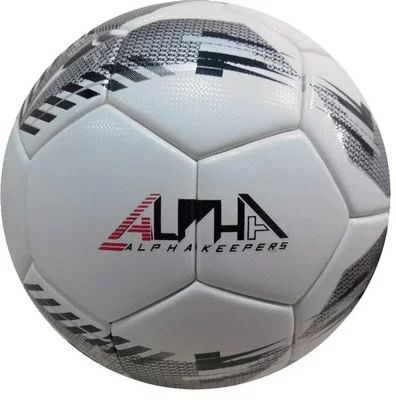 Фото Мяч футбольный AlphaKeepers EliteMatch*5  M5 white\silver 81017 со склада магазина СпортСЕ