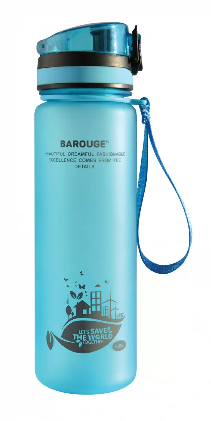 Фото Бутылка для воды Barouge Active Life BP-915(600) голубая со склада магазина СпортСЕ