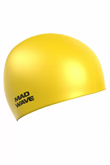 Фото Шапочка для плавания Mad Wave Intensiv Big yellow M0531 12 2 06W со склада магазина СпортСЕ