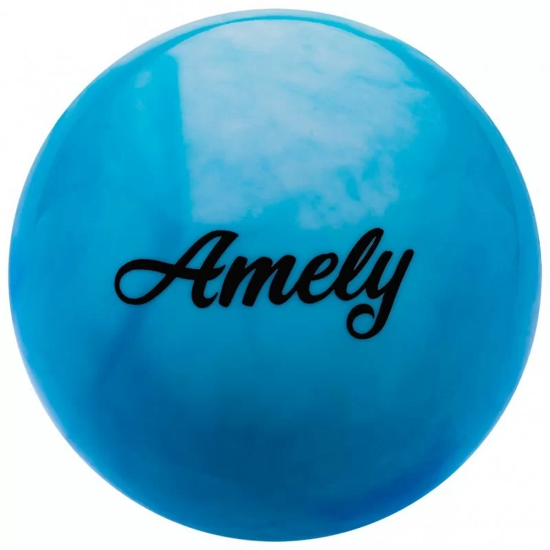 Фото Мяч для художественной гимнастики 15 см Amely AGB-101 син/бел 12849 со склада магазина СпортСЕ