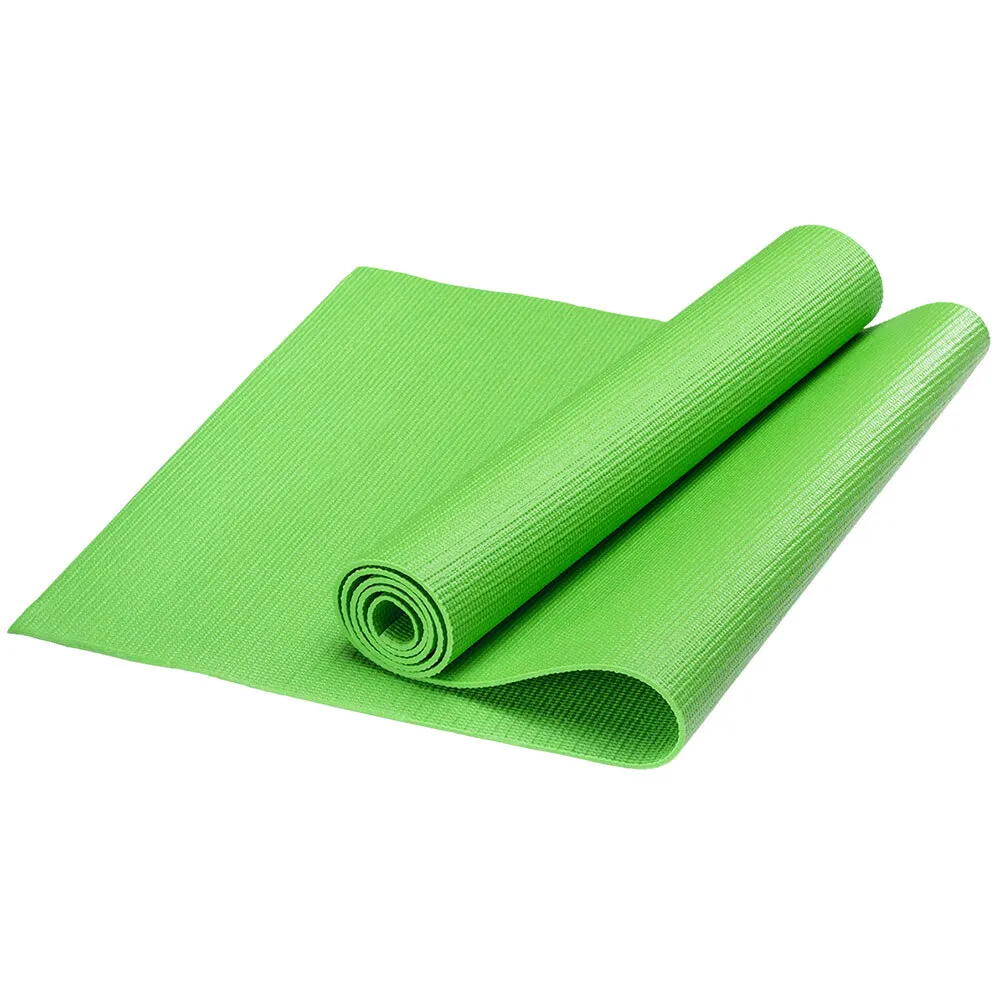 Фото Коврик для йоги 173*61*1.0 см HKEM112-10-GREEN PVC зеленый 10019490 со склада магазина СпортСЕ