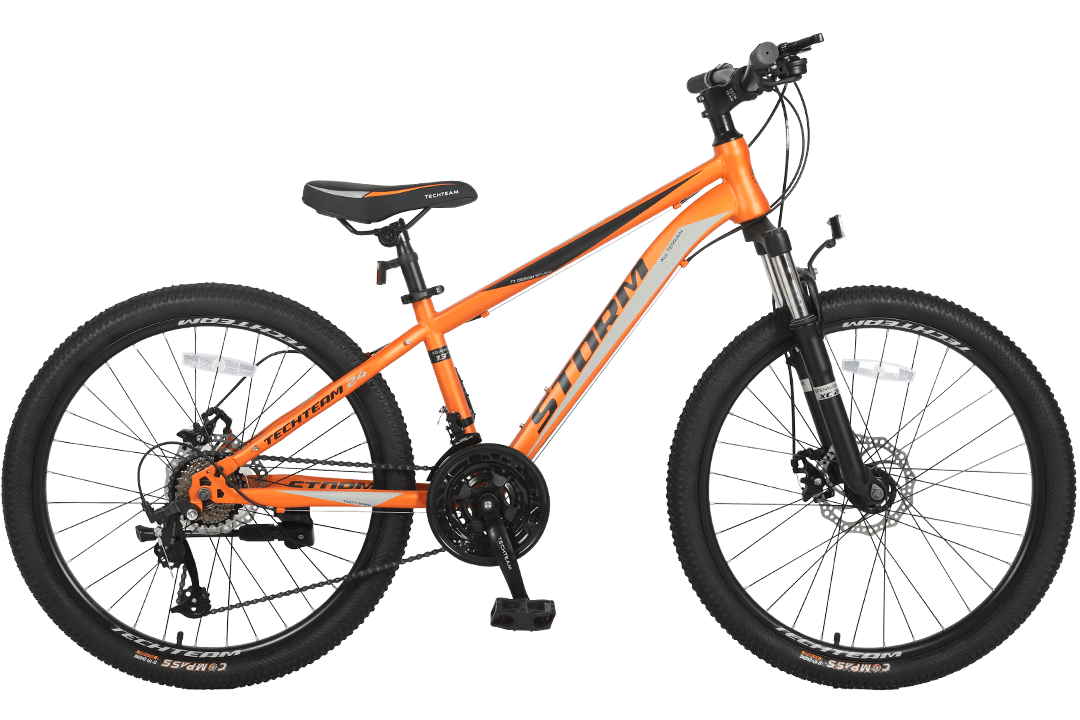 Фото Велосипед TechTeam Storm 24" оранжевый со склада магазина СпортСЕ