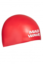 Шапочка для плавания Mad Wave Soft Fina Approved L Red M0533 01 3 05W