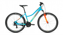 Велосипед Forward Jade 27,5 1.0 (2022) бирюзовый/желтый RBK22FW27751