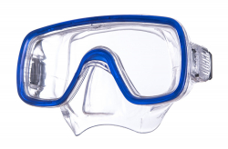 Маска для плавания Salvas Domino Sr Mask Silflex р. Senior синий CA150C1TBSTH