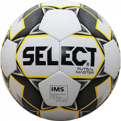 Мяч футзальный Select Futsal Master №4 IMS 32 п. мат. ПУ руч.сш. бел-желт-черн 852508-051