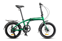 Велосипед складной HORST Katran 2022 Зелёно-серый