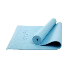 Коврик для йоги StarFit FM-101 PVC 173x61x0,5 см синий пастель УТ-00018902