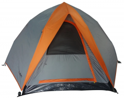 Палатка 63221A Galaxy 5 серый и оранжевый