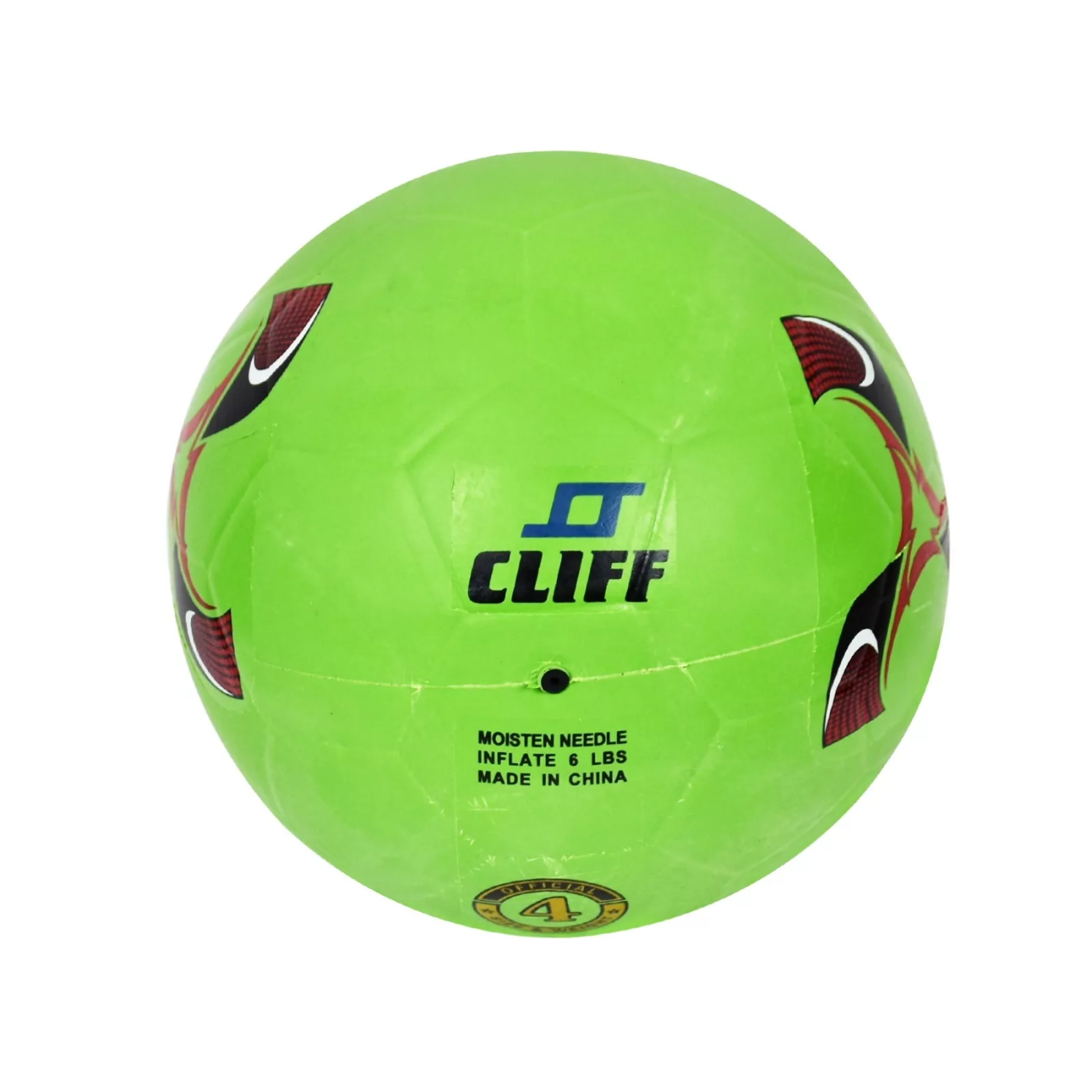 Фото Мяч резиновый футбольный №3 зеленый со склада магазина СпортСЕ