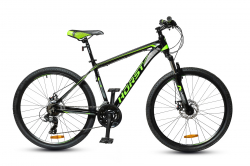 Велосипед HORST Genesis 2022 Чёрно-салатово-серый