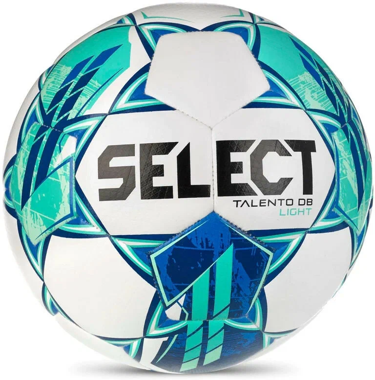 Фото Мяч футбольный Select Talento  DB Light V23 р.5, 32п, ПУ, гибрид.сш, бело-зеленый 0775860004 со склада магазина СпортСЕ