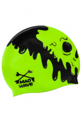 Шапочка для плавания Mad Wave Mummy юниорская green M0570 07 0 10W