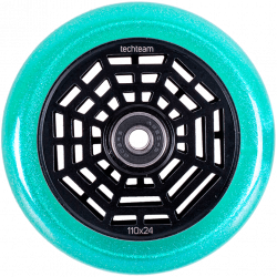 Колесо для самоката TechTeam X-Treme 110*24мм Web emerald