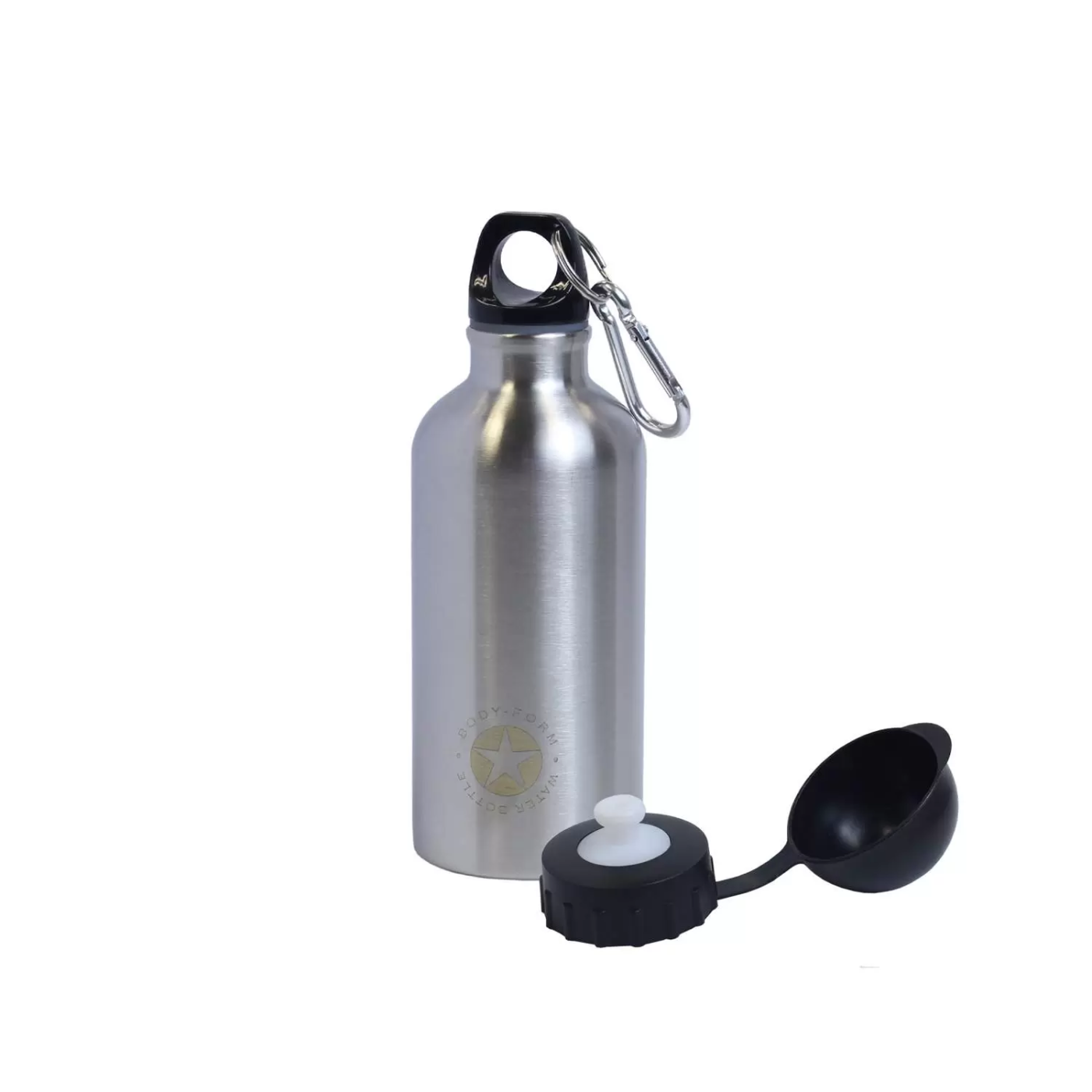 Фото Бутылка для воды Body Form стальная серебристый BF-SSWB-30-400 со склада магазина СпортСЕ