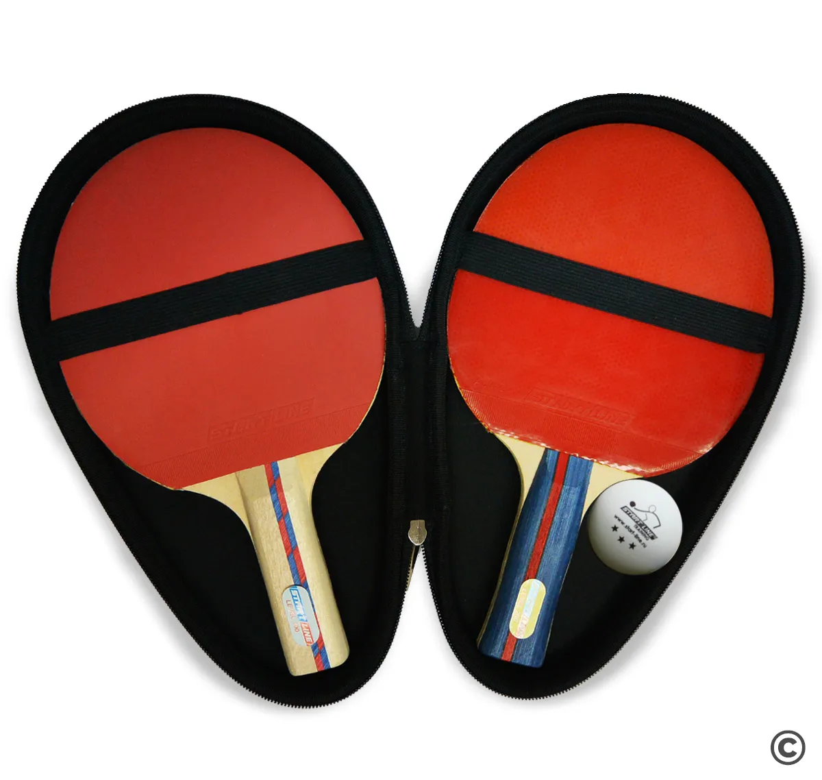 Фото Чехол для теннисной ракетки Start Line формованный красный SL со склада магазина СпортСЕ