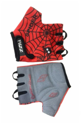 Перчатки Spider детские лайкра красно-черные р.8/L (для 6-8лет) 08-202023