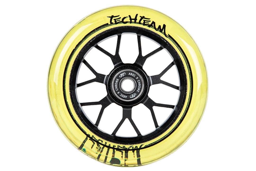 Фото Колесо для самоката TechTeam X-Treme 110*24 мм Drop Y-AW01P yellow со склада магазина СпортСЕ
