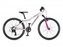 Велосипед подростковый AUTHOR A-Matrix SL 2022 Бело-серебристый-розовый