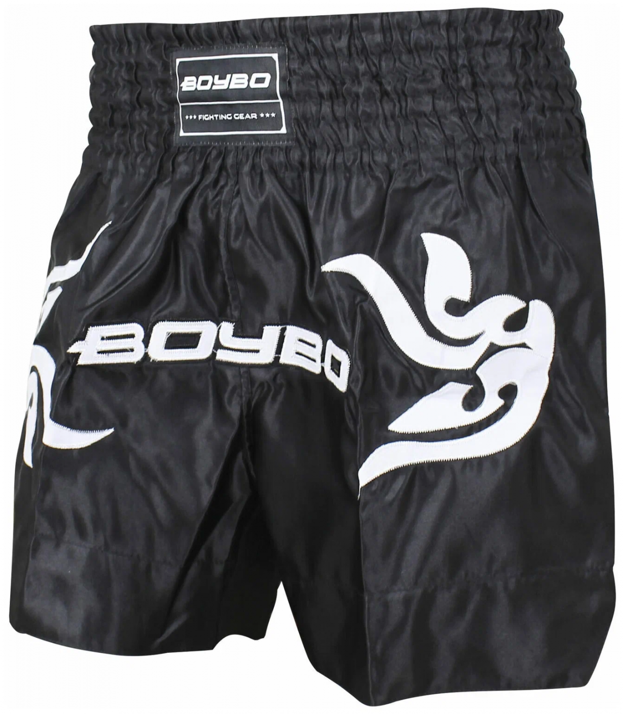 Фото Шорты для тайского бокса BoyBo черный BST882 со склада магазина СпортСЕ