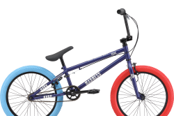 Велосипед Stark Madness BMX 1(2024) красный/серебристый/темно-синий